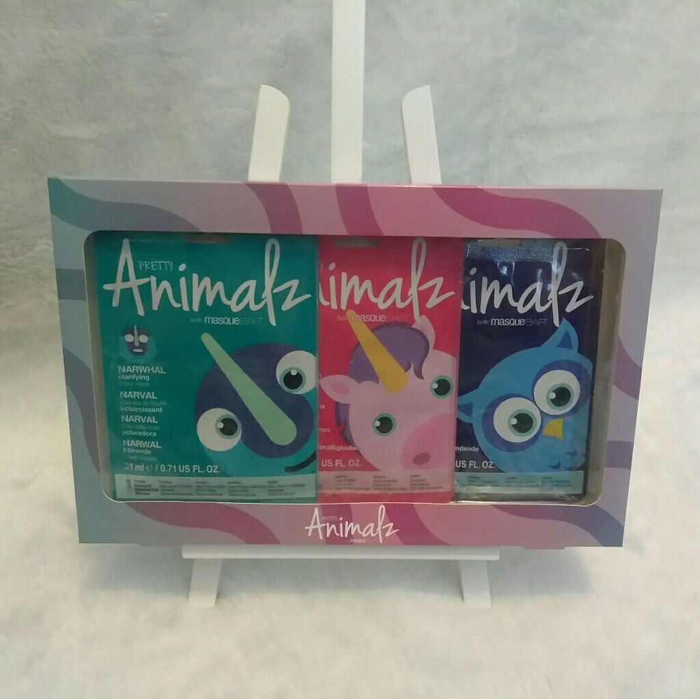 3/15 Masque Bar Pretty Animalz Facial Mask Set